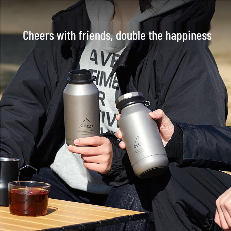 OPUS Pure Titanium Series Insulated Tea Infuser Bottle
