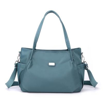 SIRAMO Women's Crossbody Tote Bag (9 Pockets), Can Be Carried by Hand, Shoulder Bag, Lightweight, Stylish, Nylon, Easy To Carry (With Water Bottle
