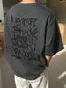 New Elegant Summer Unisex Tshirt Loose Drop Shoulder Round Neck Japanese Korean Style Cartoon Print Tee