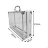 Aluminum Alloy Carrying Case Travel Cosmetic with Lock 300x210x80mm Accessory Jewelry Organizer