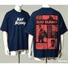 Bad Bunny per Regalo Fan T-shirt Uomo Donna Harajuku Oversize Unisex Manica Corta Streetwear alta qualità Coppie Classico morbido Retro Moda