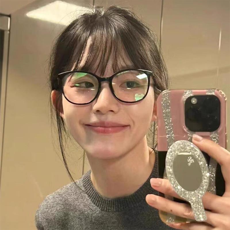 High Quality Frame For Women'S Glasses Round Shape Material Computer Glasses Blue Light Blocking Glass Frame Man