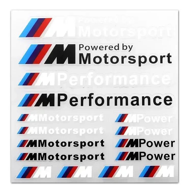 

2025 E46 For BMW 1PCS Car M Performance Power Motorstport sticker For bmw M Sticker X1 X3 X4 X5 X6 X7 e46 e90 f20 e60 e39 f10 f3 чёрный