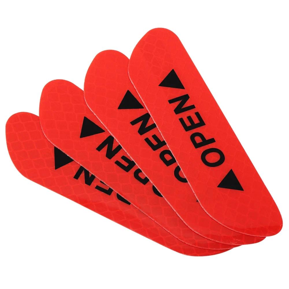 4PCS/set Car Reflective Strips Warning Stickers For Kia Ceed Sportage Rio 3 4 Picanto Sorento Borrego Soul Car Door Stickers