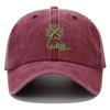 Lucky Clover Washed Baseball For Men Women Couple HatCap Adjustable Unisex Vintage Dad Hat UV Protection Sun Hat