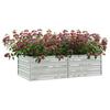 VidaXL Garten-Hochbeet 160x80x45 cm Verzinkter Stahl Silber