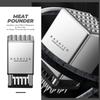 Meat Grinder Stainless Steel Hammer Mallet Pounder Tenderizer Machine Silver Tool