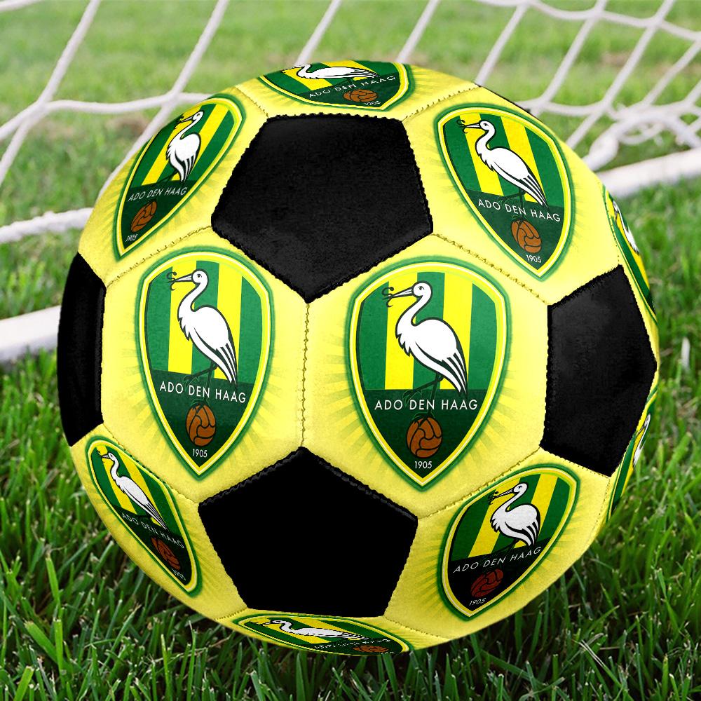 ADO Den Haag Soccer Ball Colorful All Ages Machine Stitched PVC Competition Ready Durable High-Bounce.SIZE5