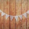 OEING Floral Lace Bunting Flag
