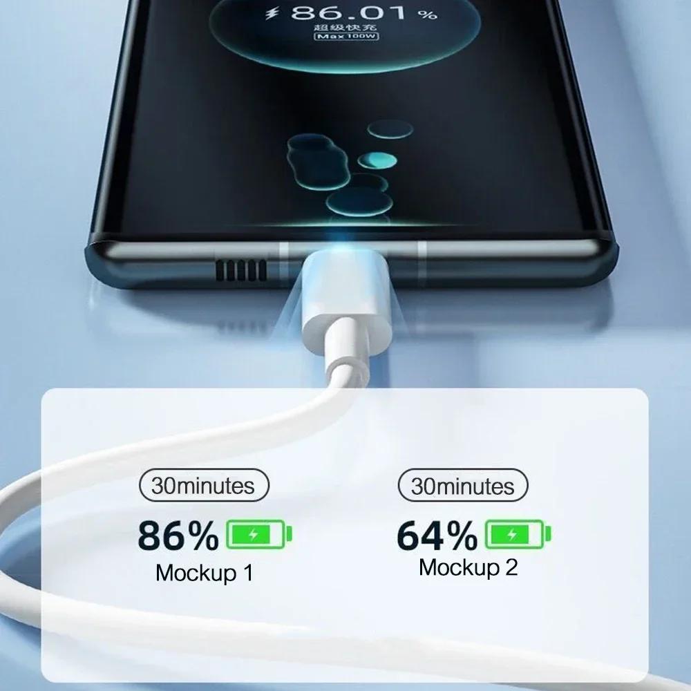 6A Super Schnellladekabel Typ C Universelles USB C Ladekabel für Samsung Z Flip 7 6 Xiaomi Huawei Google Pixel 10 Pro XL