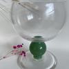 Mint Green Tall Glass Simple Round Red Wine Champagne Cup Creative French Vintage Cold Drink Juice Cup