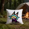 Ushka PPsychocuties Polyester Bedruckte Kissenhülle Quadratisch 30 35 40 45 50 55 cm Weich für Sofa Bett Auto Heimdekor