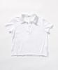SHINE ON YOU Cotton Jersey Collared T-Shirt_ Pure White
