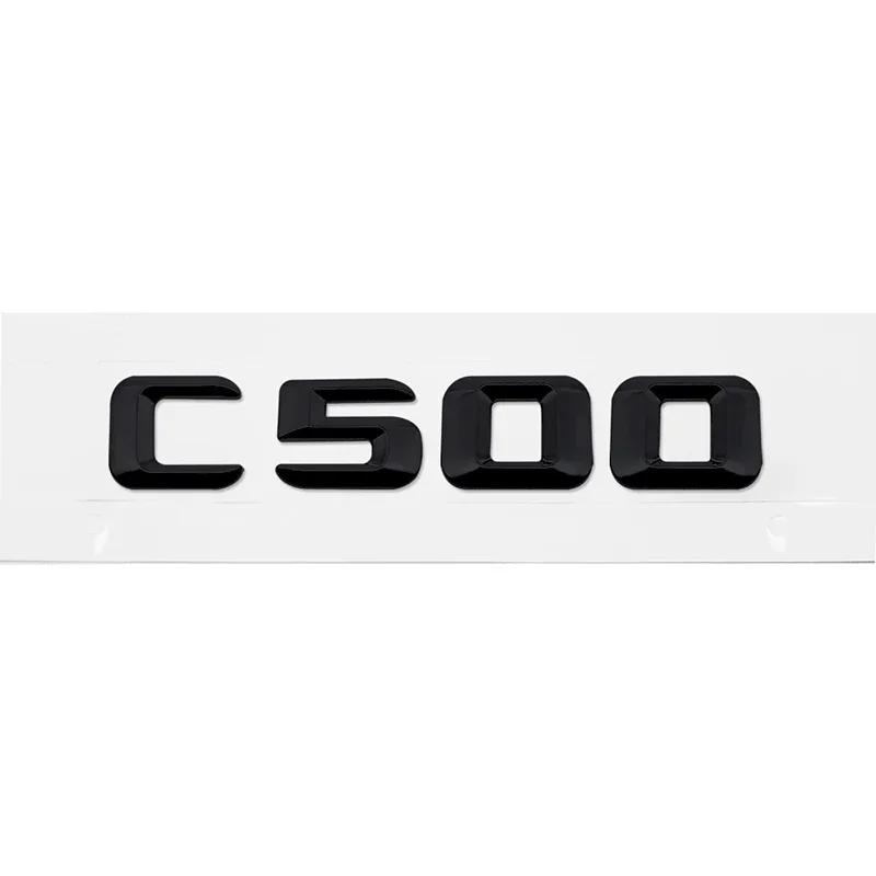 Alloy ABS Car Letter Stickers Rear Trunk Badge for Mercedes Benz C Class C240 C250 C260 C280 C300 C320 C350 C400 C500 Emblem RV1