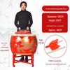Conjunto de Tambores de Dragão para Performance Tradicional Chinesa Tiemucheng