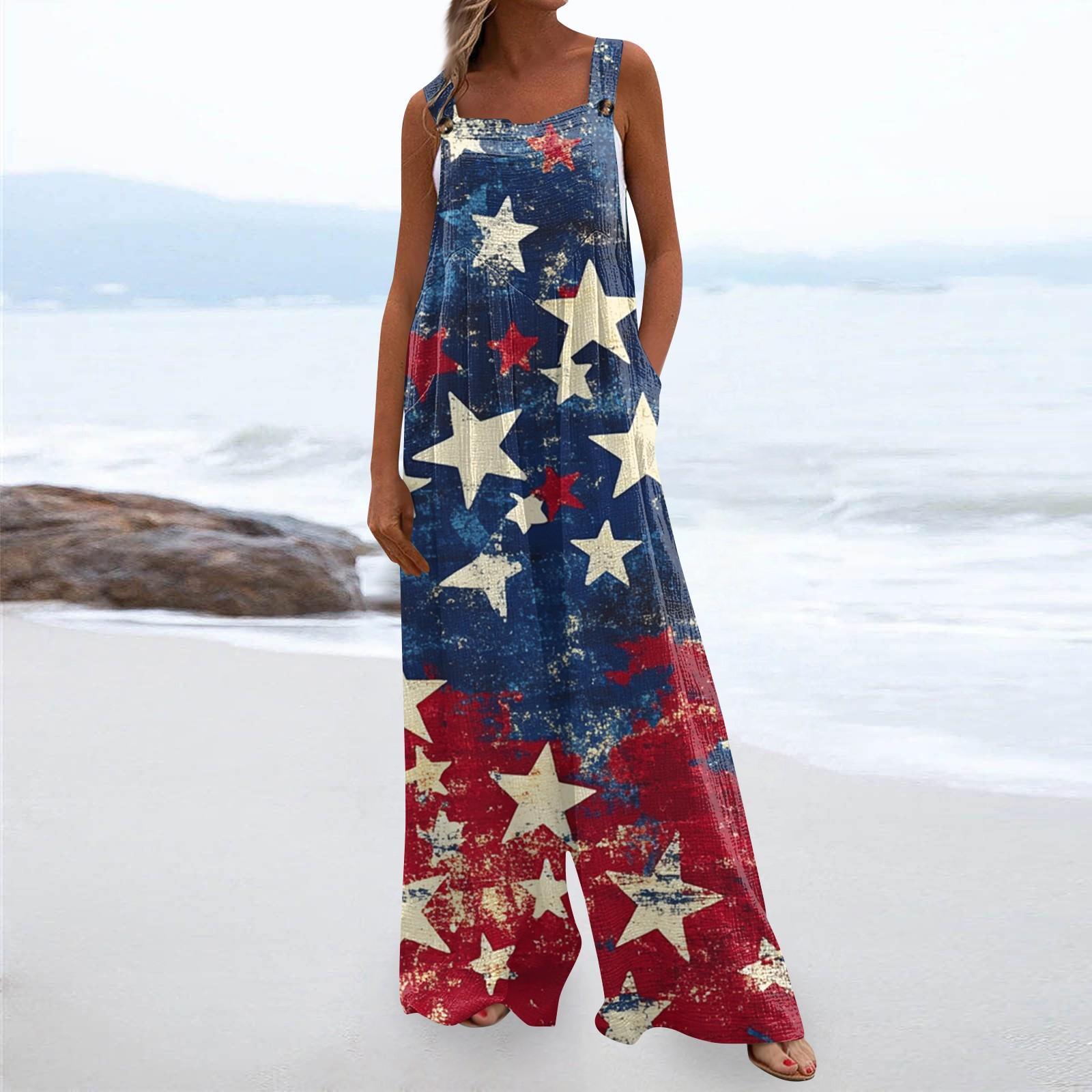 

Женский модный комбинезон с принтом, повседневный свободный винтажный комбинезон с карманами L киноварь