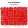 Qixi Festival Rose Flower Wall: Simulated Floral Background for Photography, Indoor Decor, and Wedding Celebrations