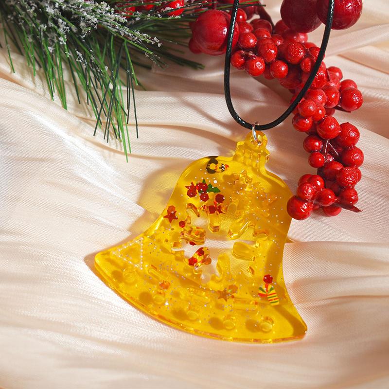 Christmas Series Pendant Ornament Epoxy Resin Silicone Mold Diy Jewelry Keychain Decoration Supplies