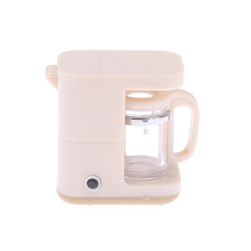 Simulation Miniature Dollhouse Oven Kitchen Baking Dish Bread Coffee Machine Model Doll Mini Furniture Toy Decor
