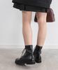 Randa Monogram Part KC34226 2-Way Lace-Up Boots, Black,