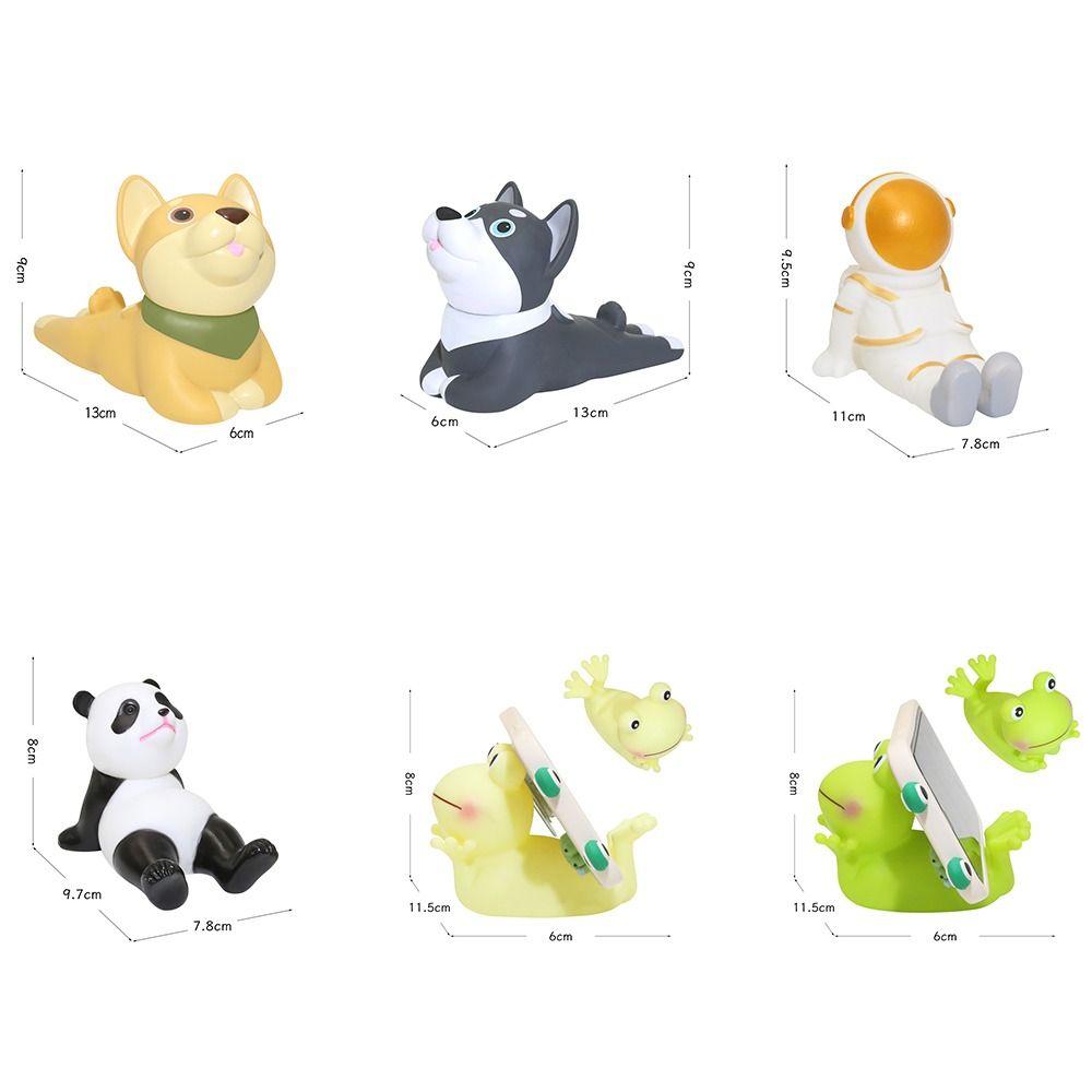 Vinyl Phone Universal Bracket Animal Shape Smartphone Desk Holder Phone Holder  Home Decoration