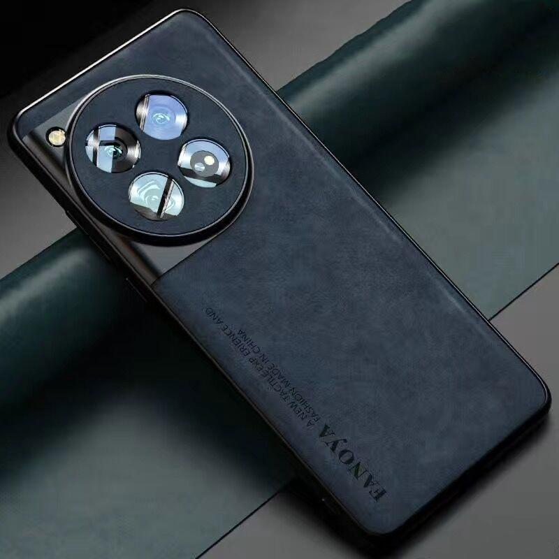 For OnePlus 12 Case Luxury Leather Back Cover For One Plus 12 11 11R ACE 2 Pro 5G OnePlus11 Camera Protection Phone Shell Bumper