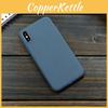 For Iphone 8 7 6 X Plus Shockproof Thin Soft Tpu Sandstone Matte Back Cover Case