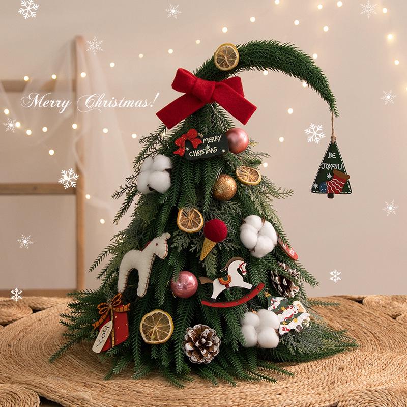 Christmas Festival Mini Desktop DIY Ornament - Small Tree Decoration