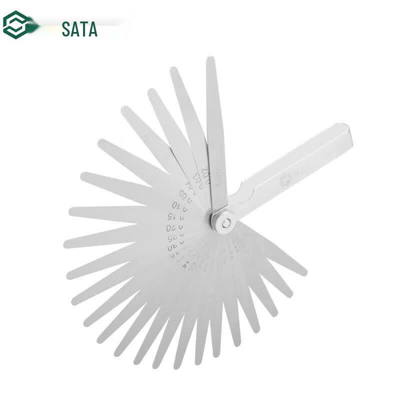 SATA 23-Piece Metric High-Precision Feeler Gauge Set