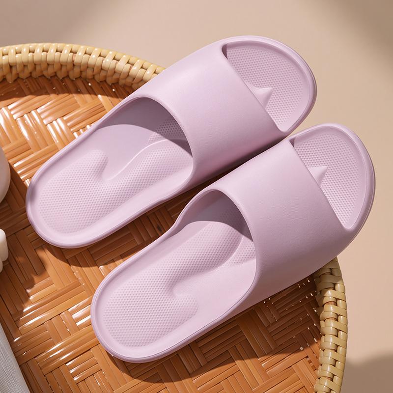 Eva Slippers Thickened Stepping On Shit Feeling Outer Wear Slippers Women's Household Men's and Women's Slippers Nonslip and Deodorant Indoor Slippers