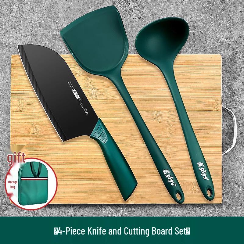 Outdoor Cooking Essentials Set: Picnic Knife, Camping Spatula & Storage Bag for Kitchenware & Vegetables