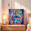 Colorful Stitch Friends 5D Round Diamond Painting Kit Diamond Embroidery Painting Rhinestones Mosaic Frameless Handwork Decoration Arts