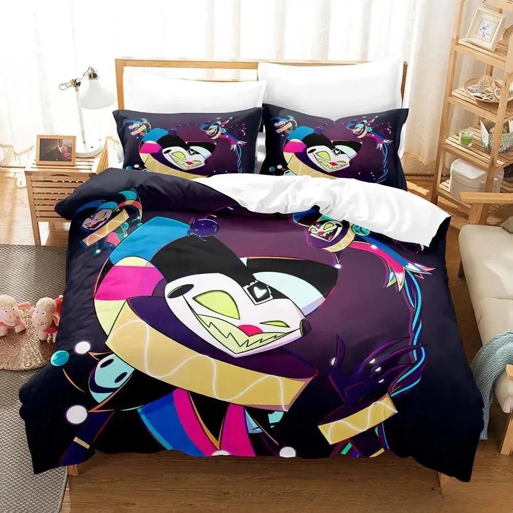 Home Living Luxury Gaming Loona boss Bedding Set Cartoon Anime three-piece set Adult Kid Bedroom Duvet cover Sets 3D Print Anime