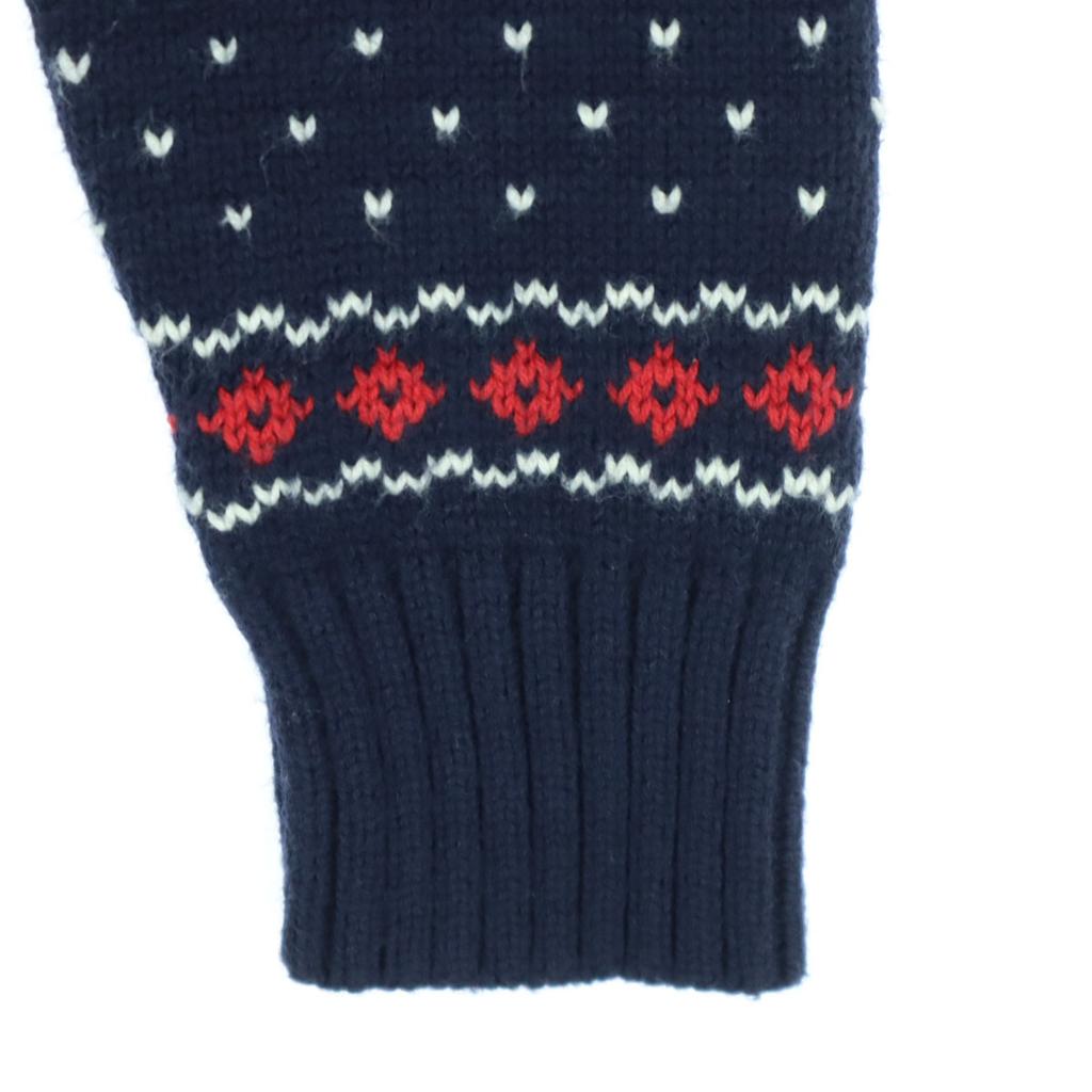 Polo Ralph Lauren Nordycki wzór Długi rękaw Szalowy kołnierz Dzianinowa kurtka 150 Dziecięca Używana