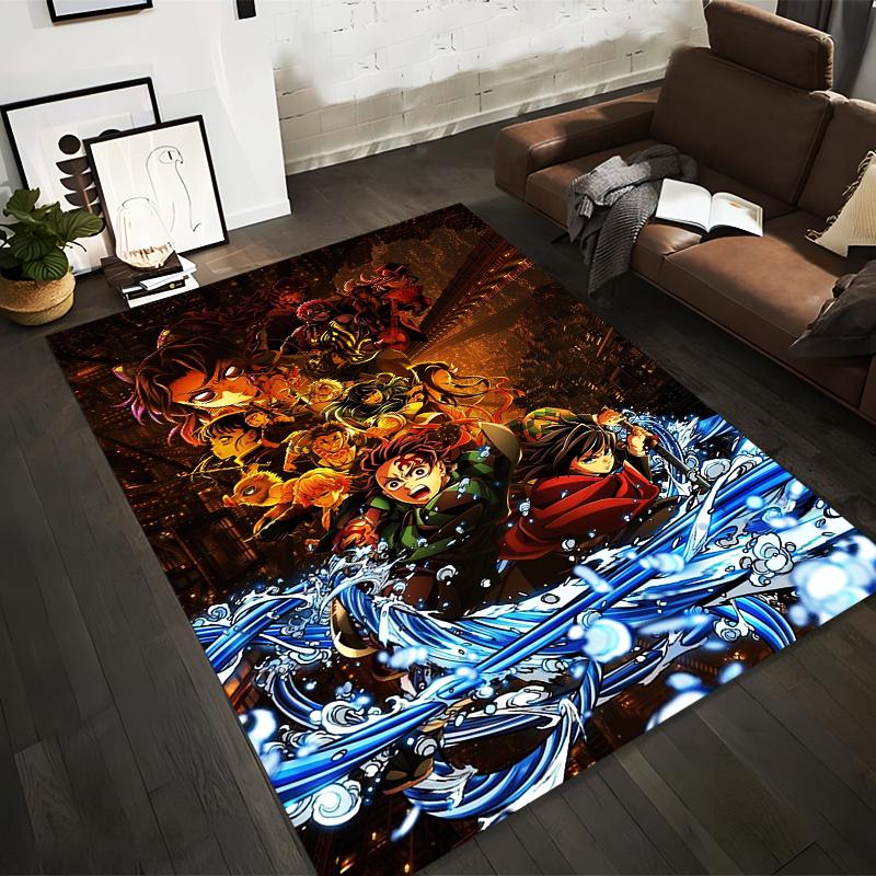 

Anime-Inspired Carpet with Vibrant Characters and Dynamic Design Suitable for use as an anti-slip for living room bedroom sofas 40x60cm( 15x23in )