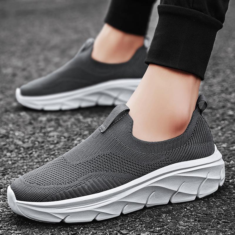 Mens Walking Shoes Lightweight Breathe Casual Mesh Running Shoes Slip On Tennis Sneakers Comfort Gym Workout 2025