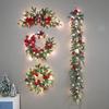 Creative Christmas Wreath - 40/60/80cm Festive Door Hanging Decoration & Gifts