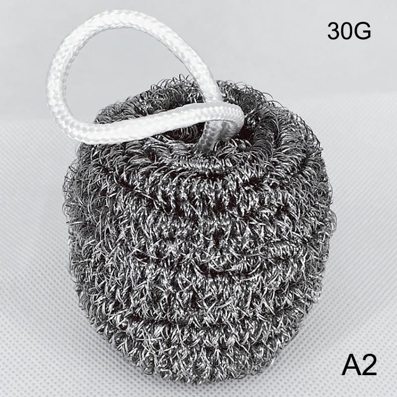 

1 шт. шариковые щетки из нержавеющей стали с ремешком для чистки дома, шарики для чистки кухонных принадлежностей, высококачественный инструмент