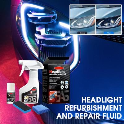 New Car Headlight Restoration Polishing Kits Headlamp Scratch Remover Repair Cleaning Paste Remove Oxidation Polish Liquid
