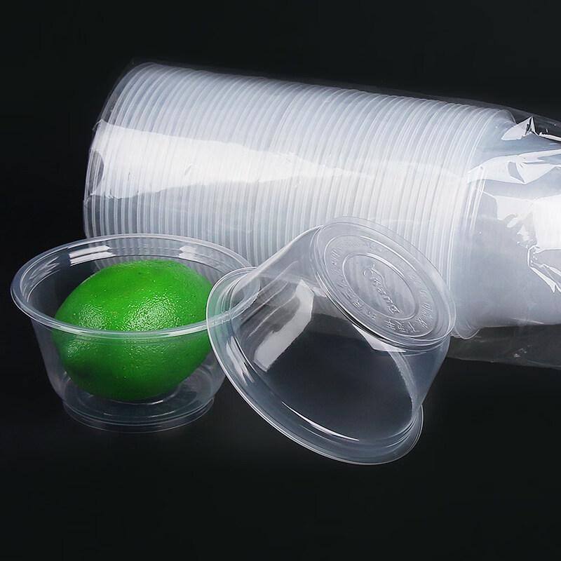 ZISIZ Disposable Round Plastic Bowls