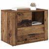 Nightstand with Drawers Reclaimed Wood Look 35 x 60 x 50 cm Engineered Wood