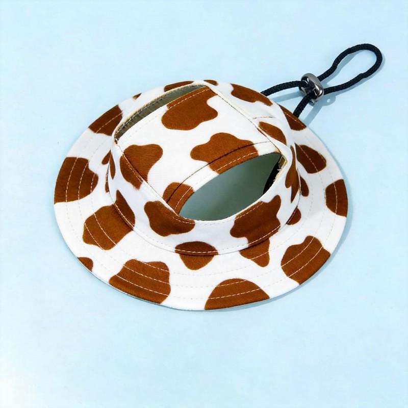 Pet Sun Hat Cats Small Dogs UV Protection Breathable Outdoor Cap With Ear Holes