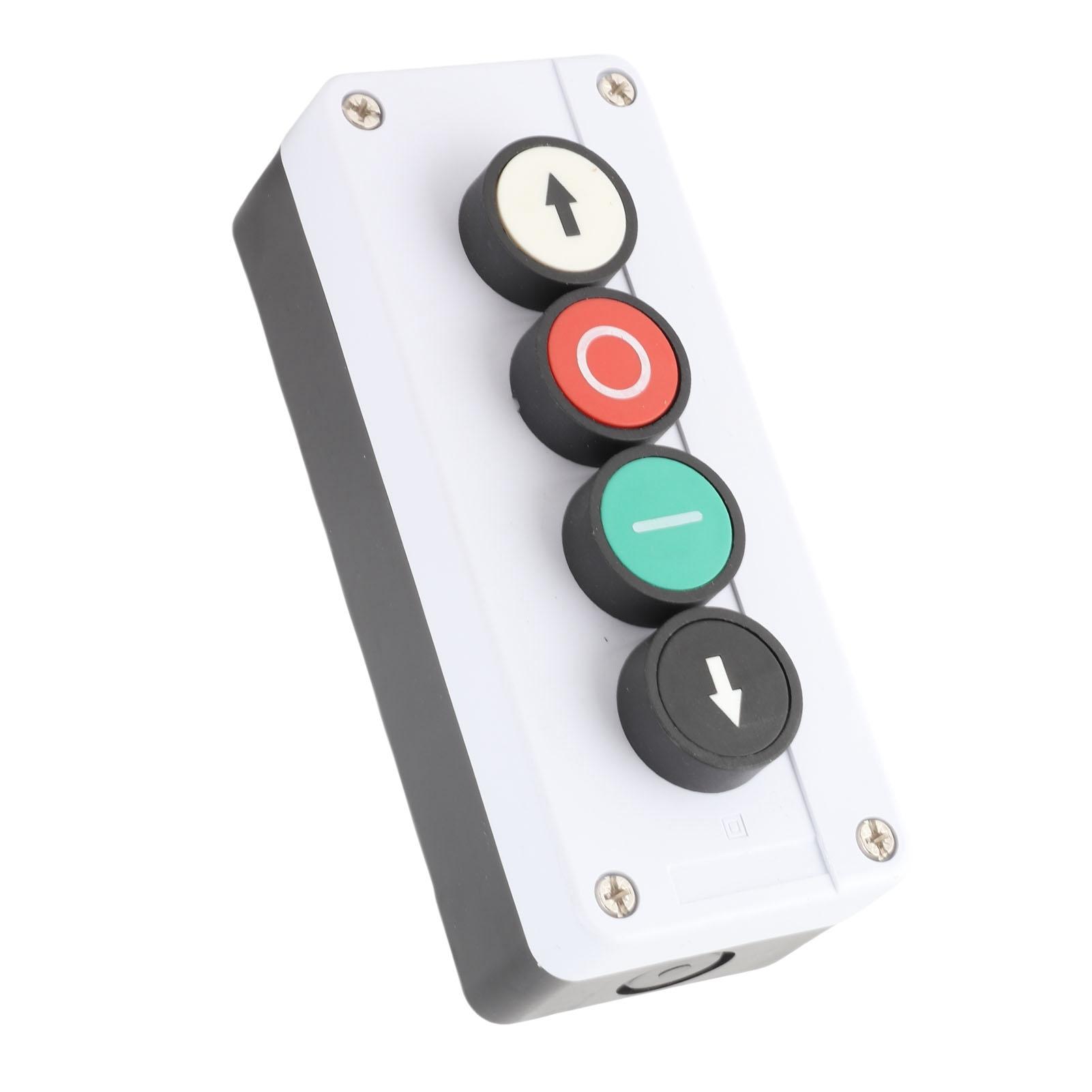 

Momentary Switch Station Box Up and Down Stop Control Push Button for Winch Roller Door Truck Tail LiftSGKJ 4N