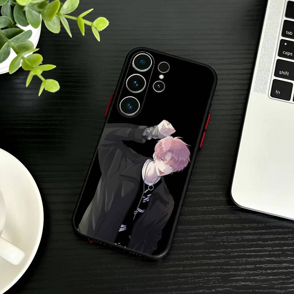 N-Tamon's B-Side Phone Case For Samsung S26,S25,S24,S23,S22,S30,S21,Ultra,Plus,FE 5G Black Soft Cover