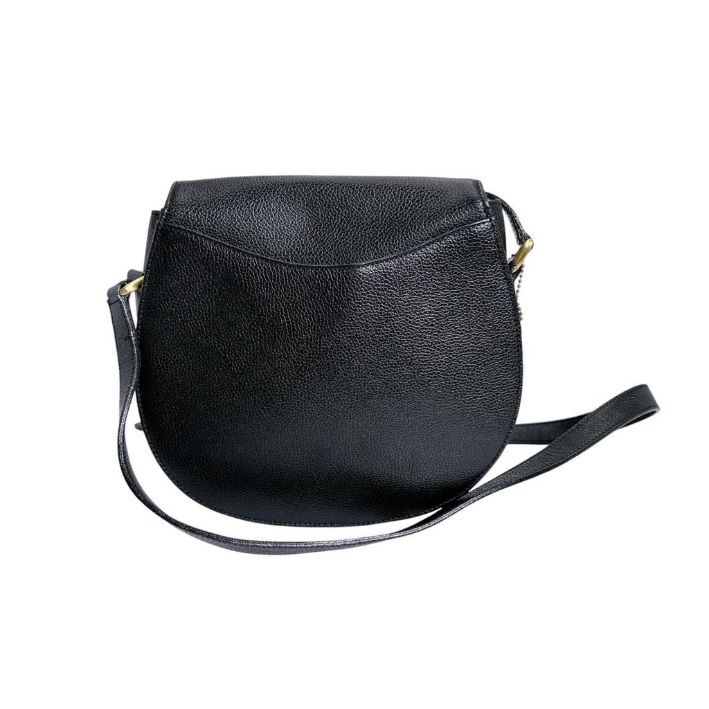 COACH Leather 3176 Handbag leather black Women 3176 Used