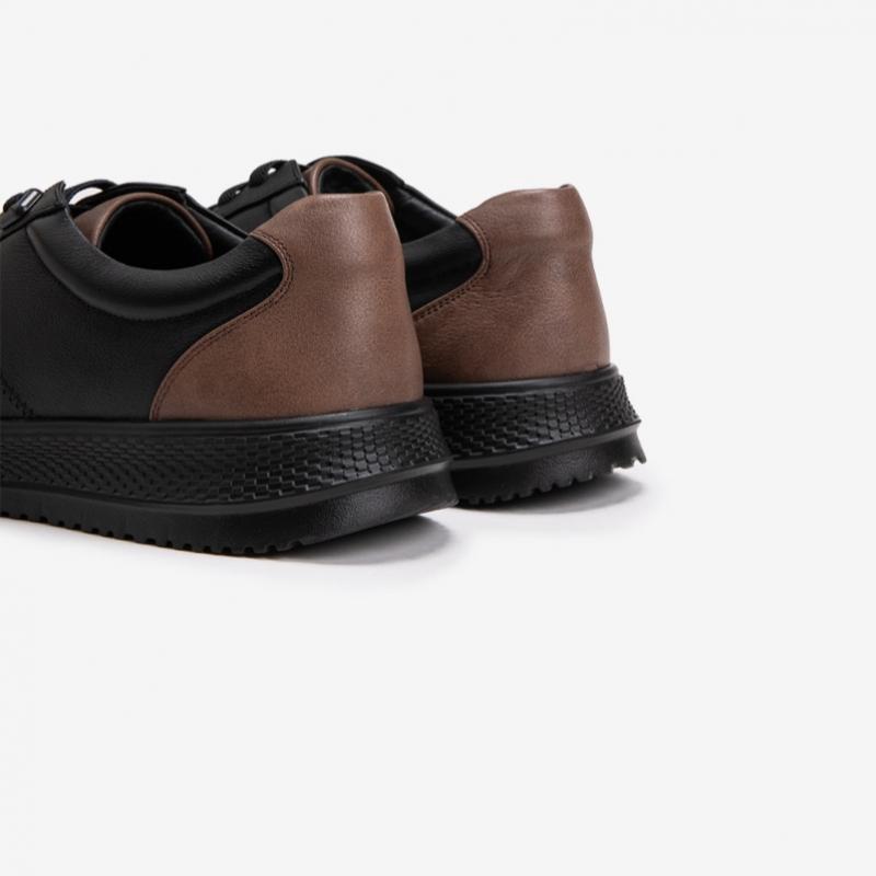 Young Age By ESquire Men S Cowhide Rolling SneakerS Black