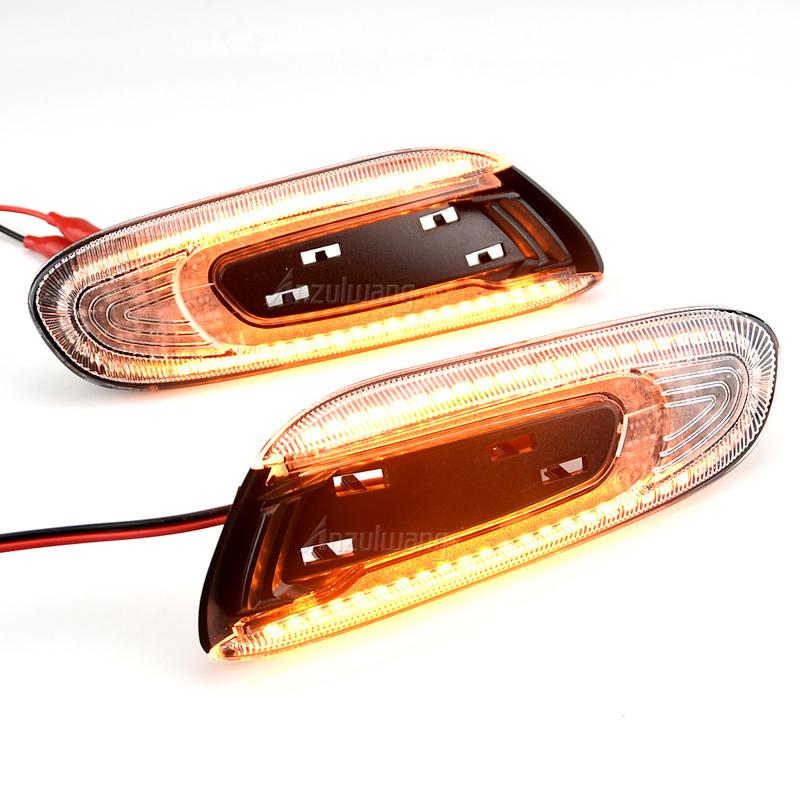 2 Stück Für Mini Cooper One F55 F56 F57 Dynamische Sequenzielle LED Kotflügel Seitenmarkierungsleuchte Blinker Blinkleuchte