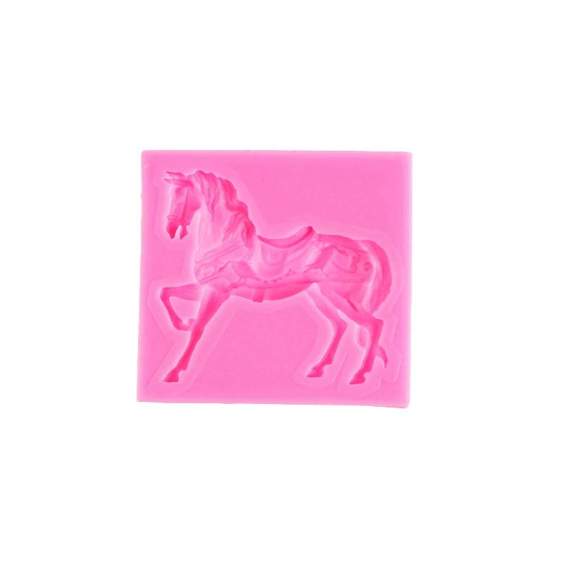 

WTEMPO Креативные силиконовые формы для скачущей лошади, мягкие формы для мастики, шоколада, торта, глины, эпоксидной смолы, декоративные формы, формы для изготовления поделок своими руками 4pcs розовый