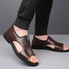 Fashion Sandals for Men Brand Casual Shoes Outdoor Leather Fashion Men's Slippers Beach Comfortable Shoes High Quality Men Flat Sandals