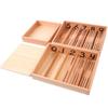 Montessori Kindergarten Spindle Box Educational Math Toy
